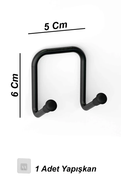 Yapışkanlı Çift Kancalı Askı