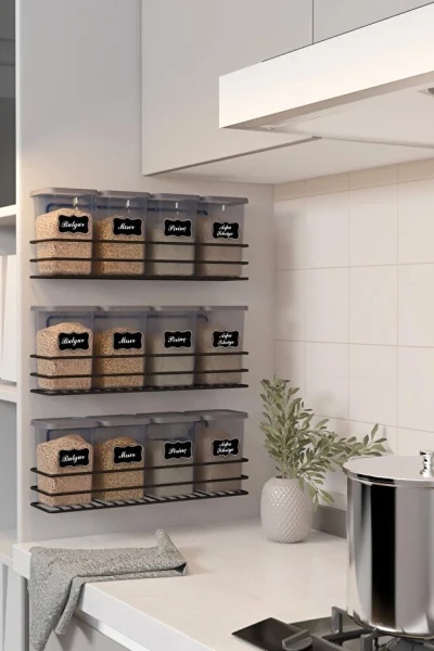 Haftender 1200 Ml Vorratsbehälter