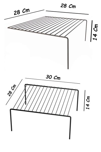 شبك خزانة قابل للتعديل 30x28