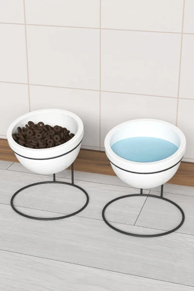 Kedi Köpek Mama Ve Su Kabı