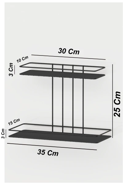 2 Katlı Takı Düzenleyici Çok Amaçlı Organizer