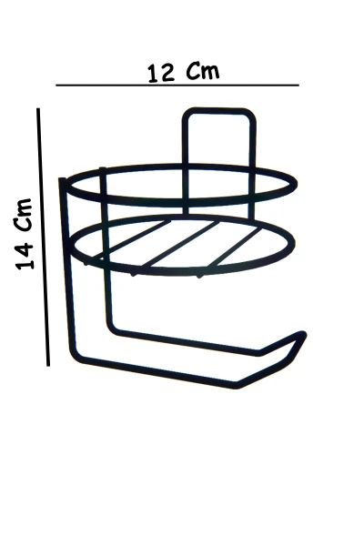 حامل ورق تواليت دائري ذاتي اللصق مع مخزون
