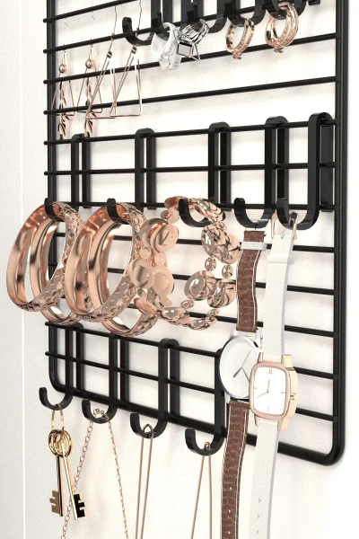 Hooked Jewelry Organizer