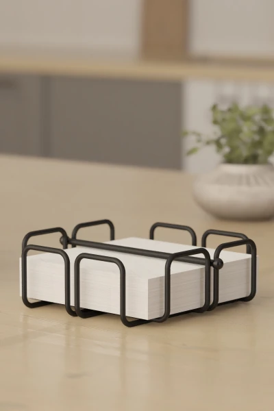 حامل مناديل مربع لسطح المكتب