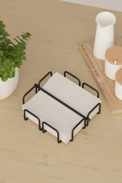 حامل مناديل مربع لسطح المكتب