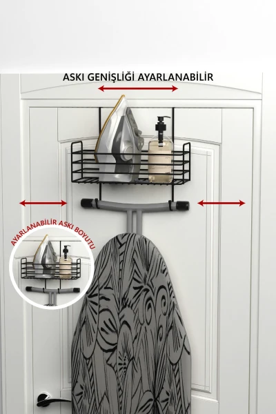 Over the Door Ironing Board Organizer