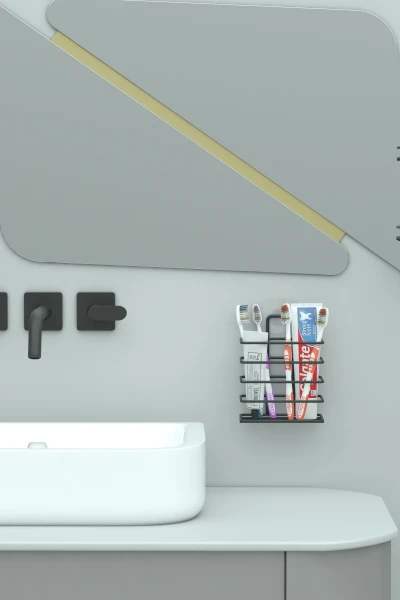 Самоклеящийся держатель для зубных щеток