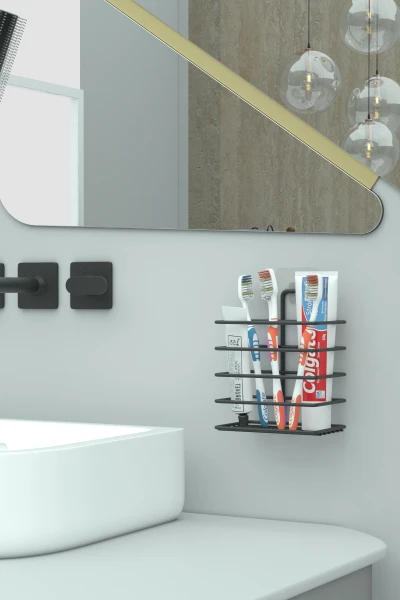 Самоклеящийся держатель для зубных щеток