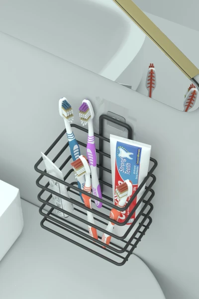 Самоклеящийся держатель для зубных щеток