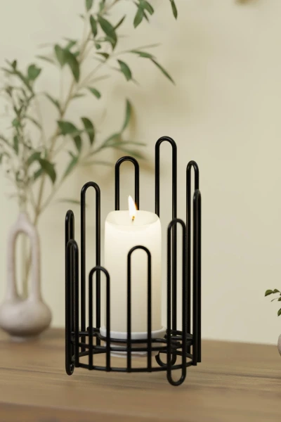 Kral Tacı Oval Mumluk