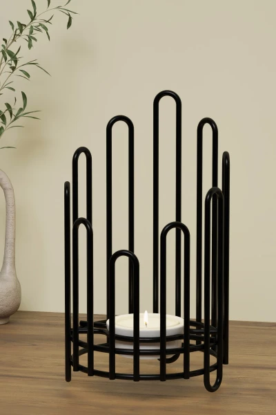 Kral Tacı Oval Mumluk