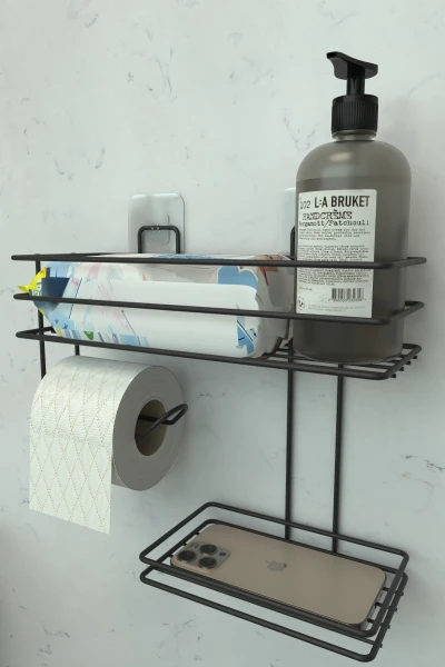 Self-Adhesive Toilet Hygiene Set