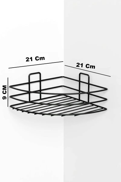 Estante de Esquina para Baño Adhesivo de Una Sola Capa