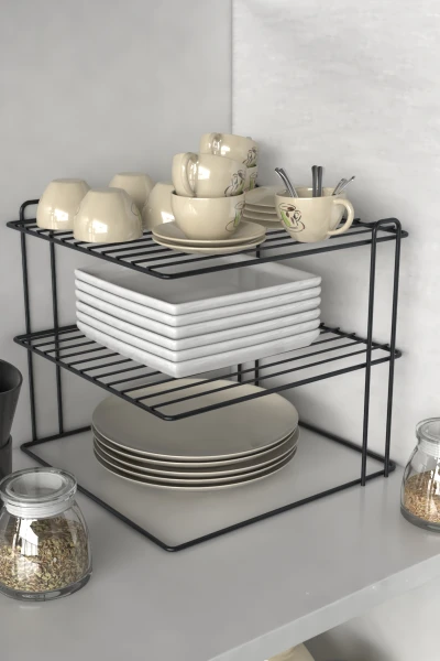 Büyük Boy 3 Katlı Tabaklık