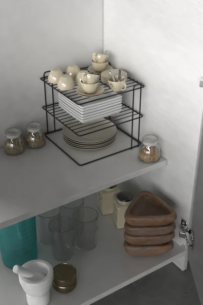 Büyük Boy 3 Katlı Tabaklık