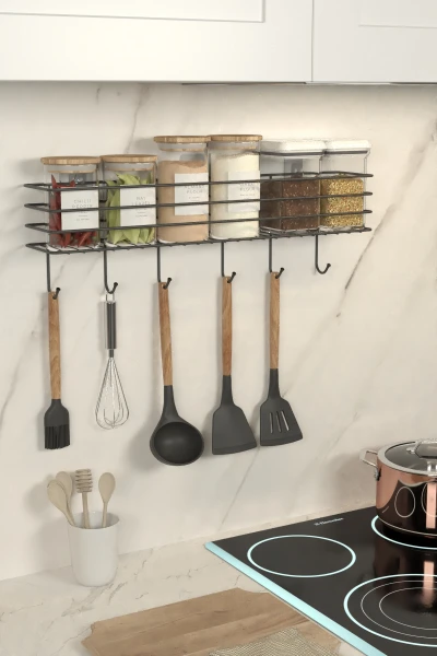 Estante Colgante de Cocina de 55 Cm