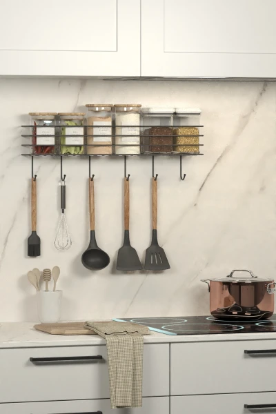 Estante Colgante de Cocina de 55 Cm